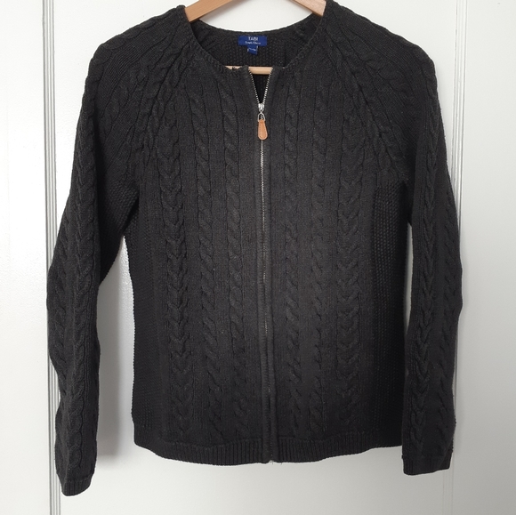 Grey Knitted Zip-up Sweater - Picture 3 of 8